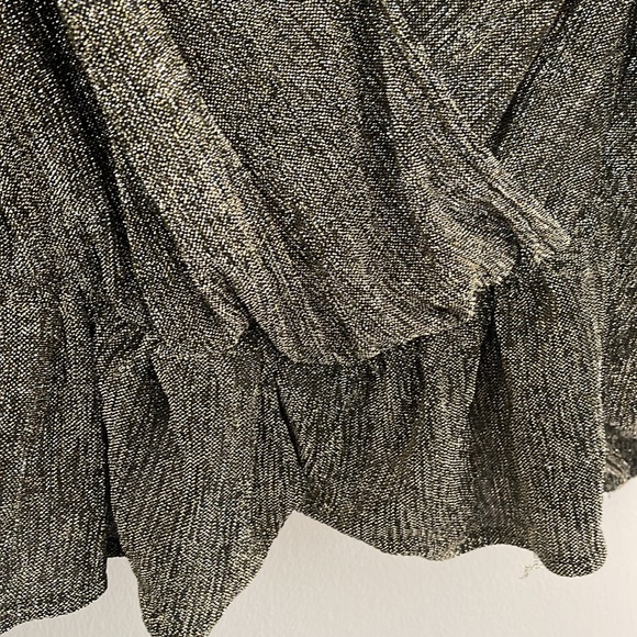 Peplum Sparkle Blouse XL - Picture 2 of 3